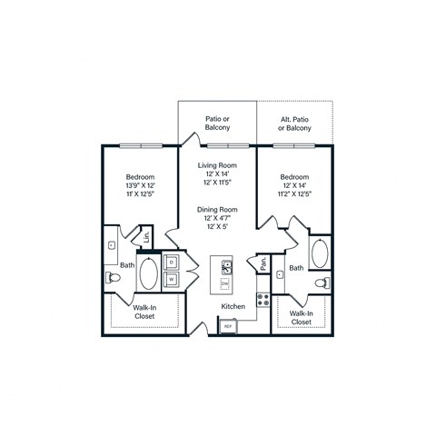 Reveal Lake Ridge B1 floorplan
